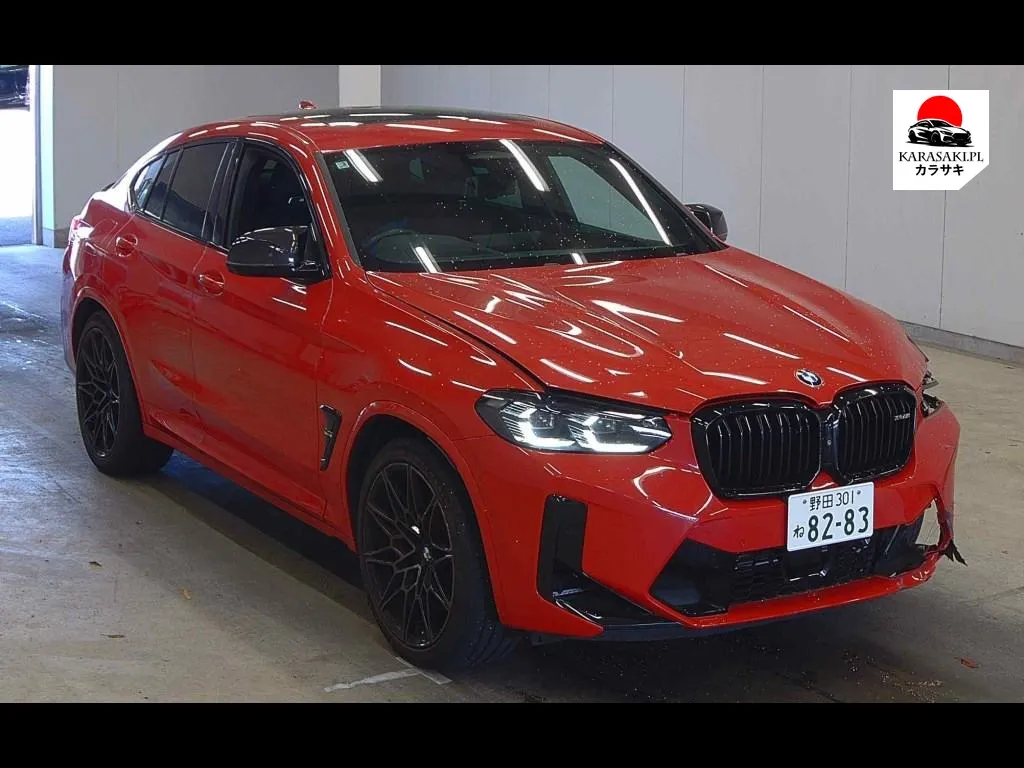 BMW X4 M 2025 z aukcji japońskiej