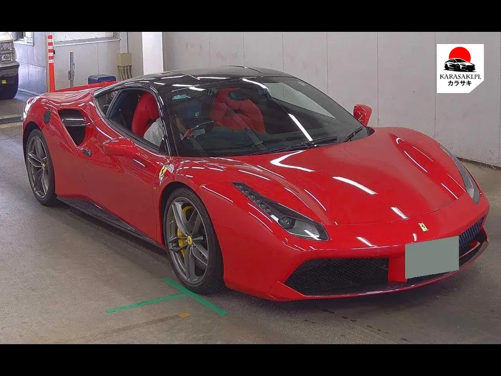 Ferrari 488 GTB 2018 z aukcji japońskiej