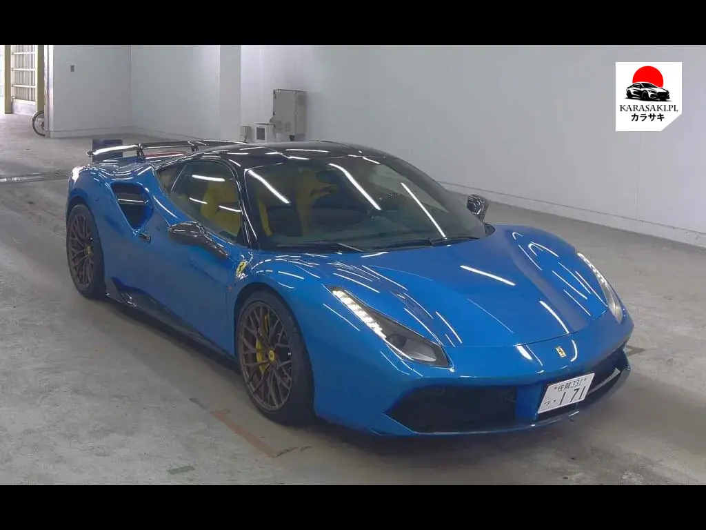 Ferrari 488 GTB 2020 z aukcji japońskiej