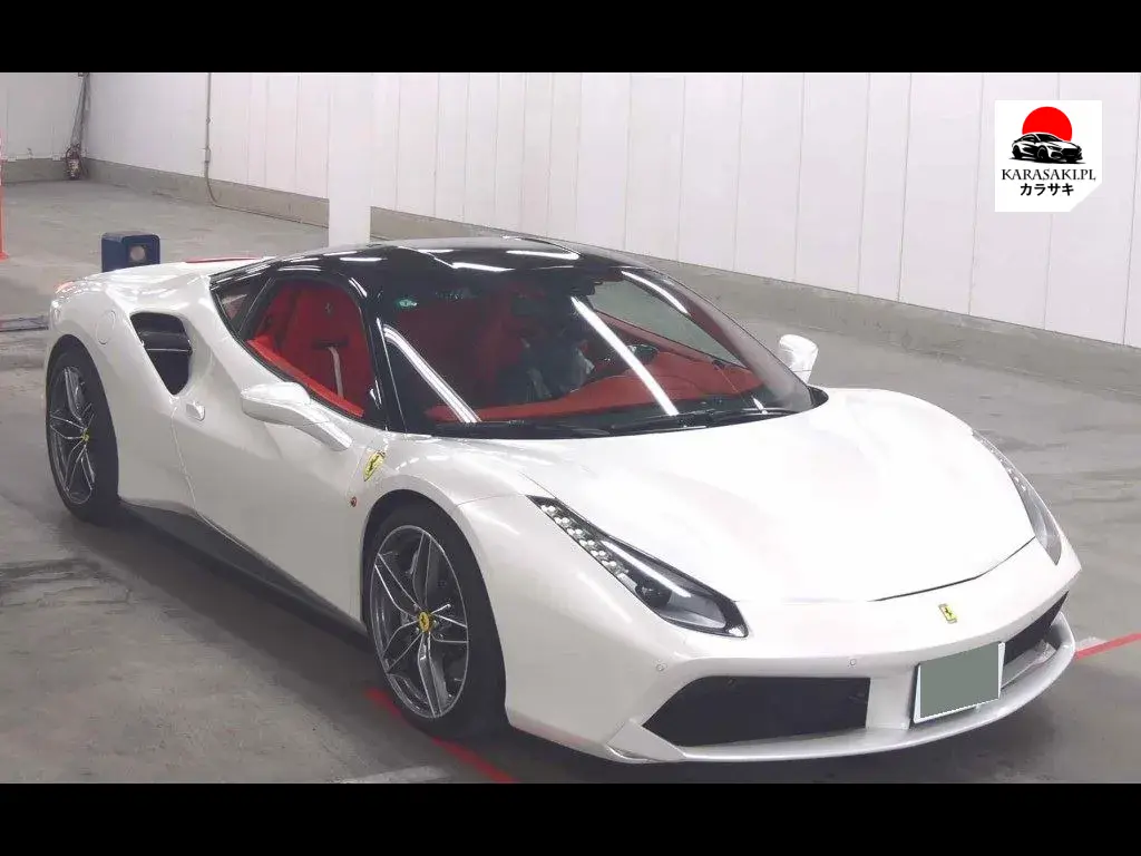 Ferrari 488 GTB 2017 z aukcji japońskiej