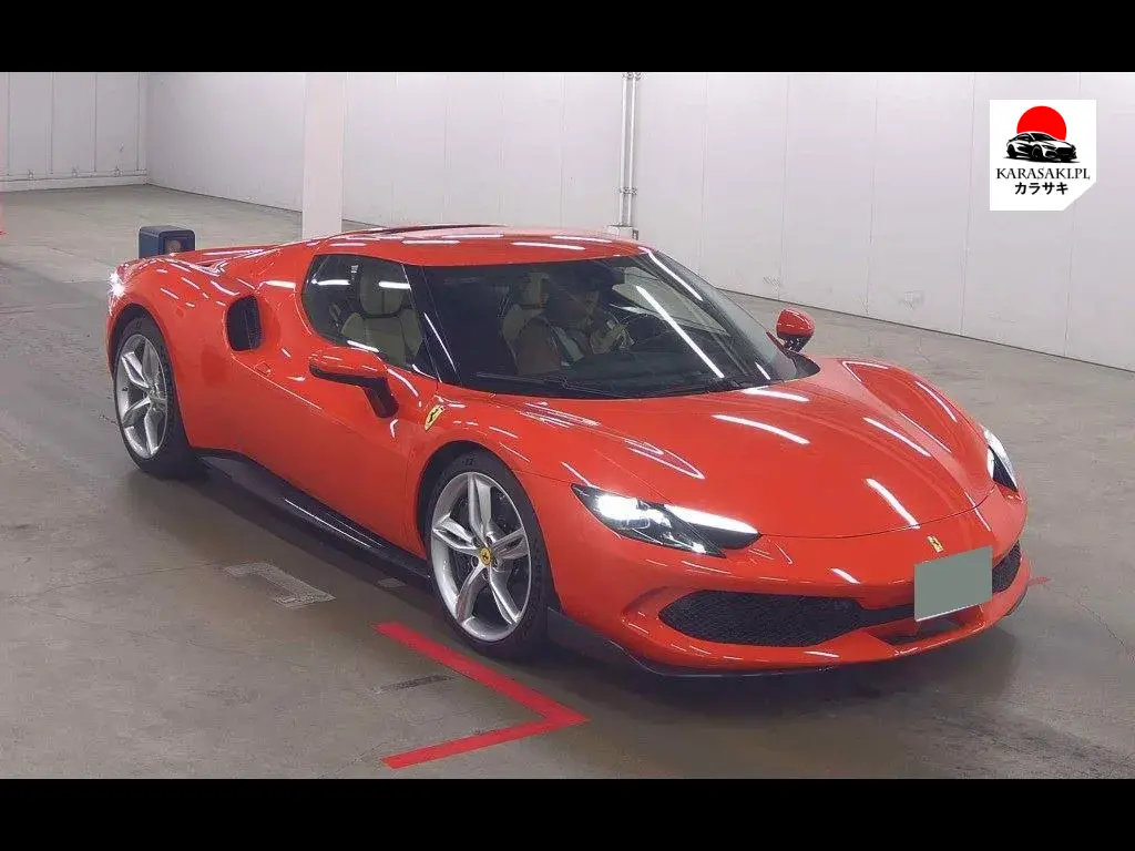 Ferrari 296GTB 2024 from a Japanese auction
