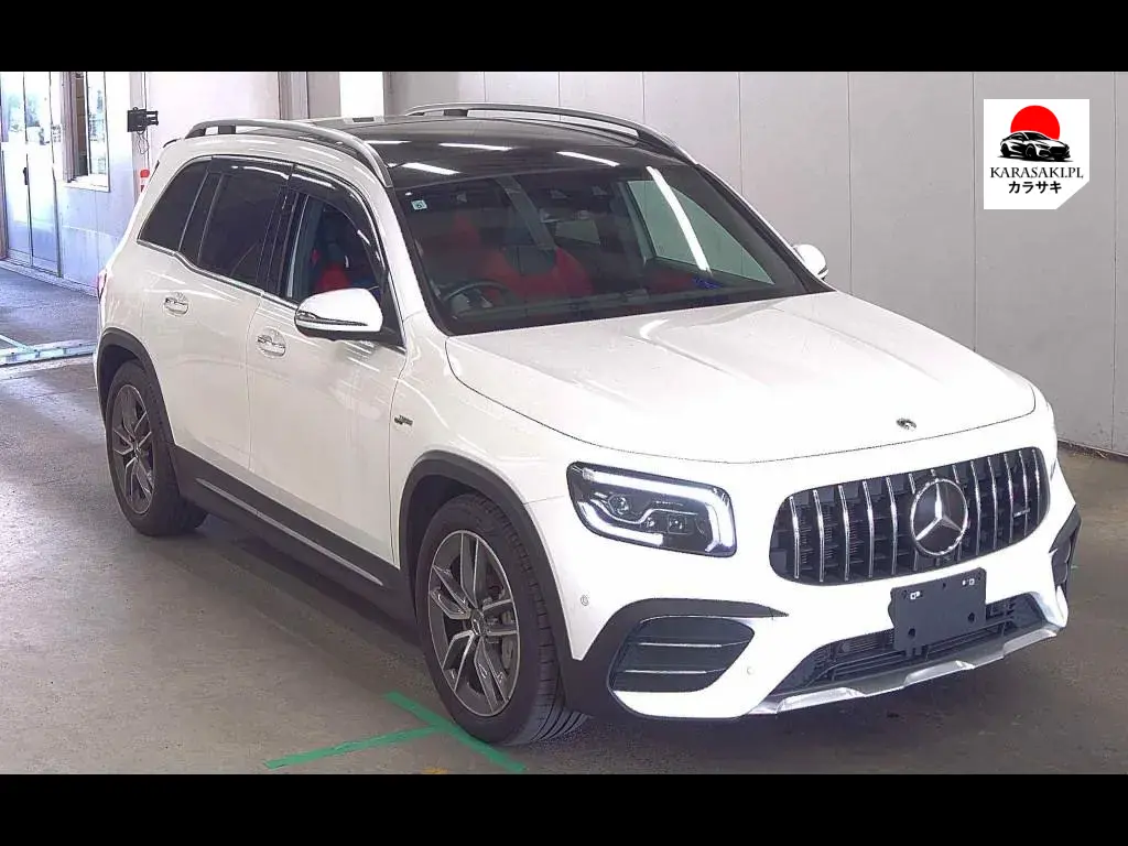 Mercedes AMG GLB 2021 z aukcji japońskiej