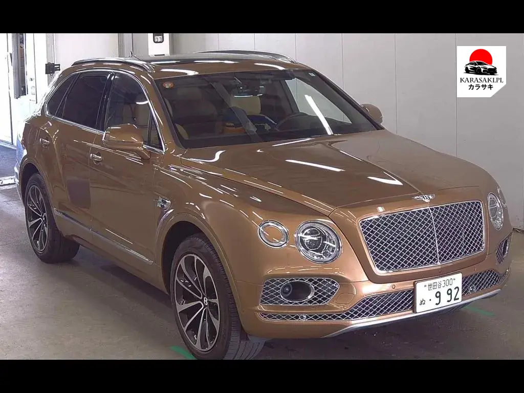 Bentley Bentayga 2016 z aukcji japońskiej