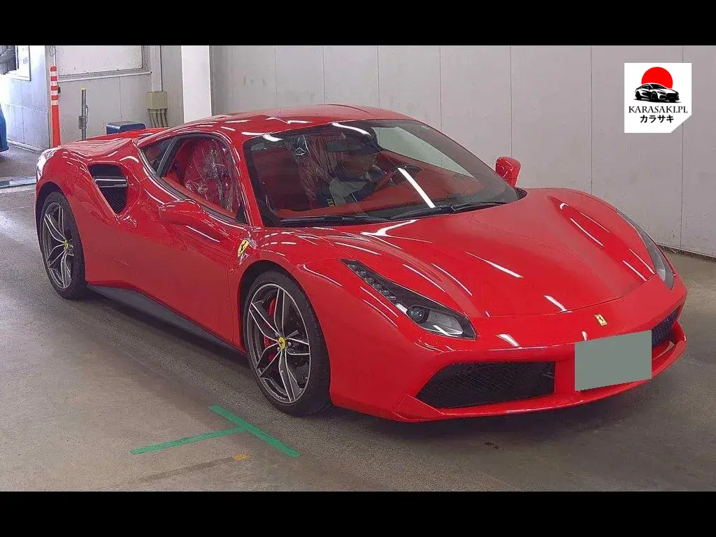 Ferrari 488 GTB 2017 z aukcji japońskiej
