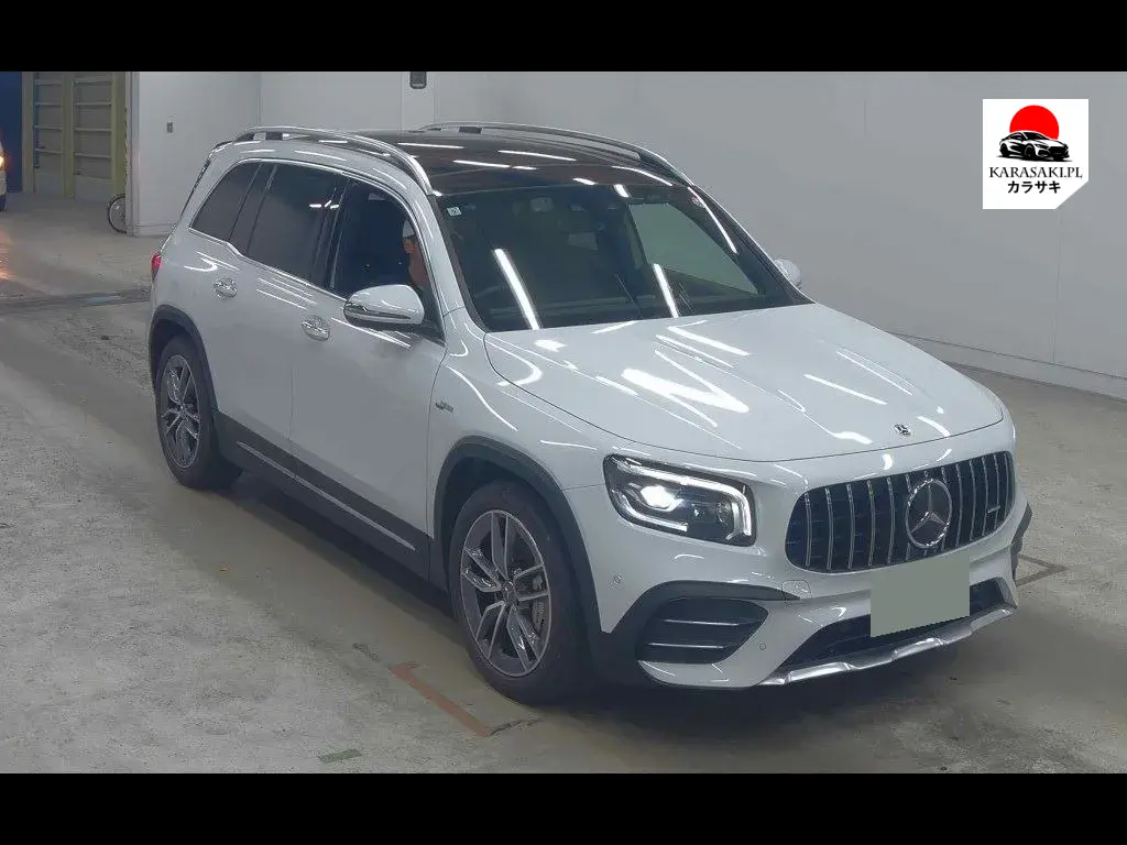 Mercedes AMG GLB 2021 z aukcji japońskiej