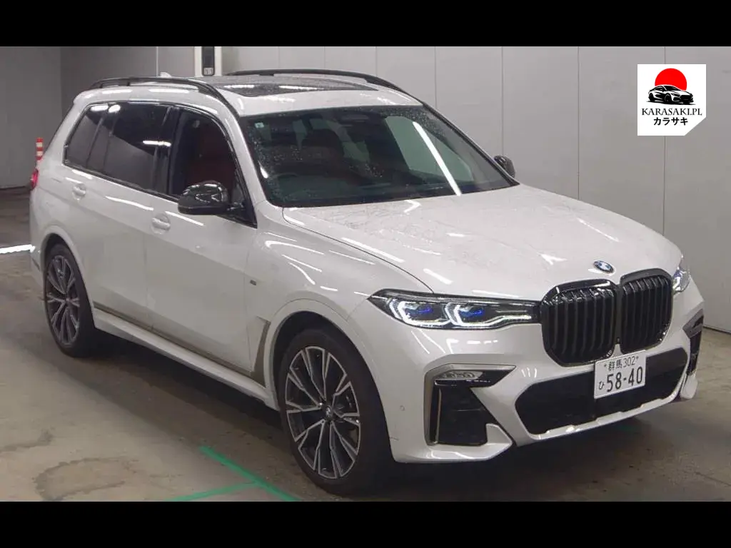 BMW X7 2021 z aukcji japońskiej