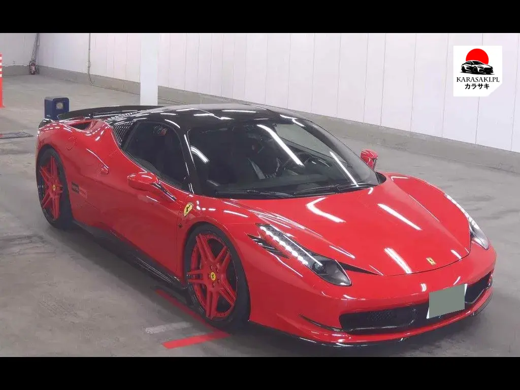 Ferrari 458 Italia 2012 z aukcji japońskiej