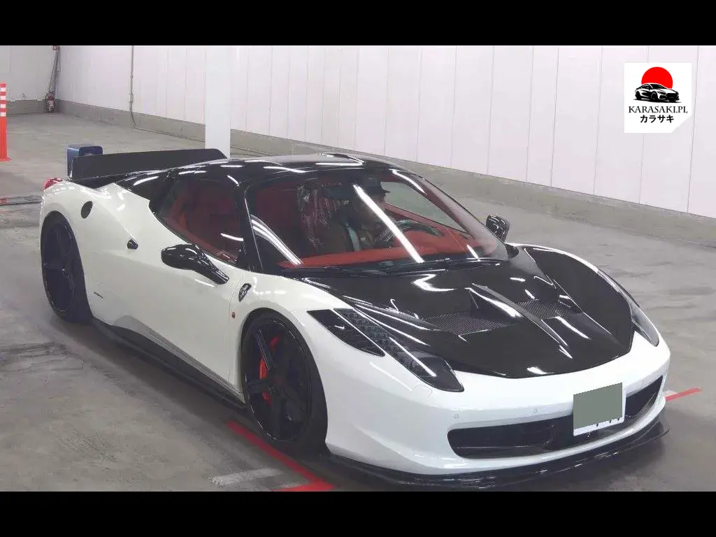 Ferrari 458 Spider 2014 z aukcji japońskiej