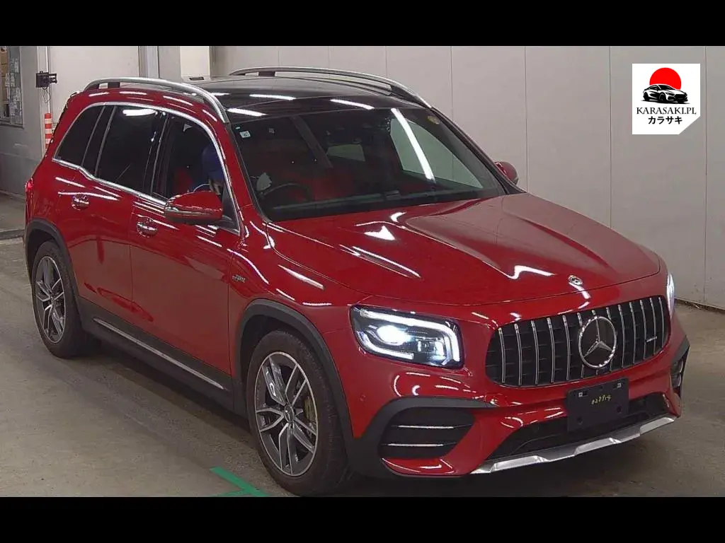Mercedes AMG GLB 2021 z aukcji japońskiej