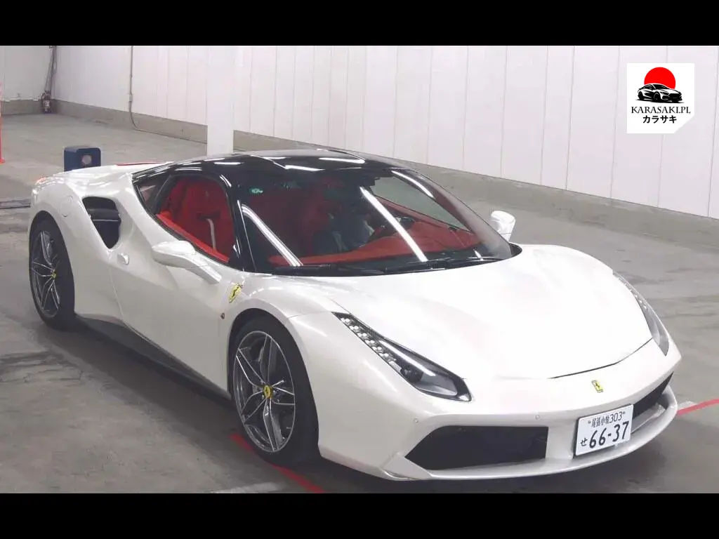 Ferrari 488 GTB 2017 z aukcji japońskiej