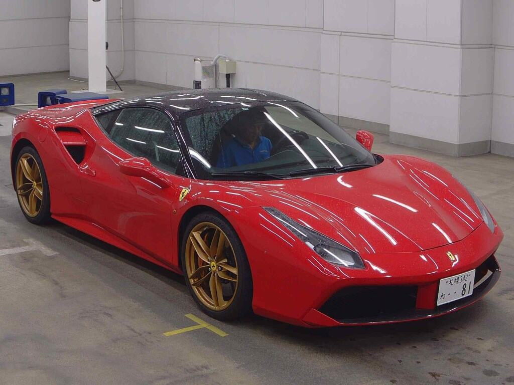 Ferrari 488 GTB 2017 z aukcji japońskiej