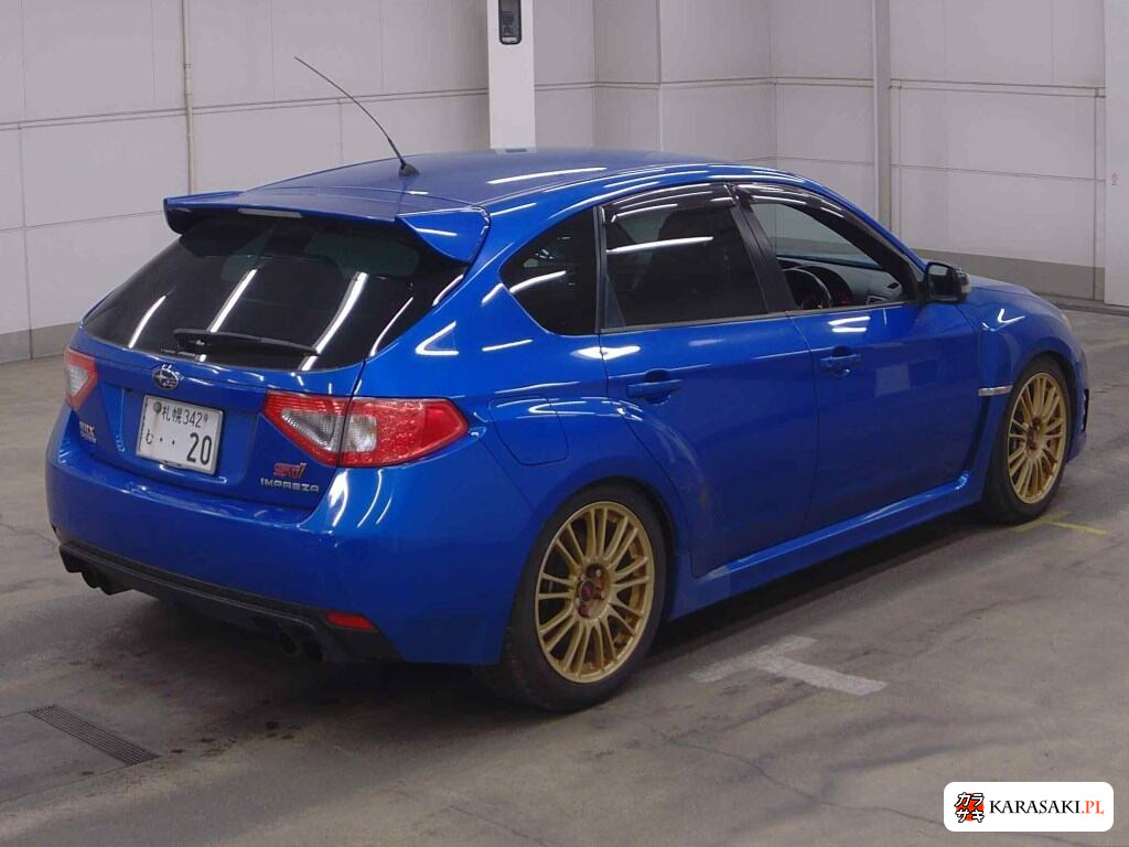 Subaru Impreza 2008 z aukcji japońskiej