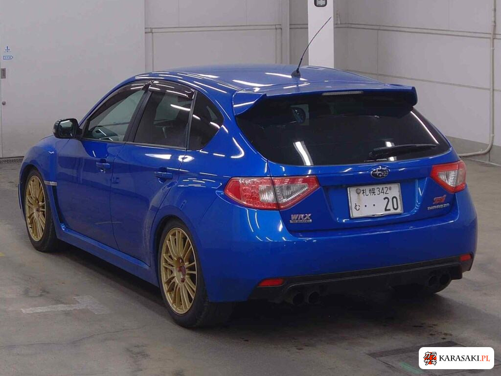 Subaru Impreza 2008 z aukcji japońskiej