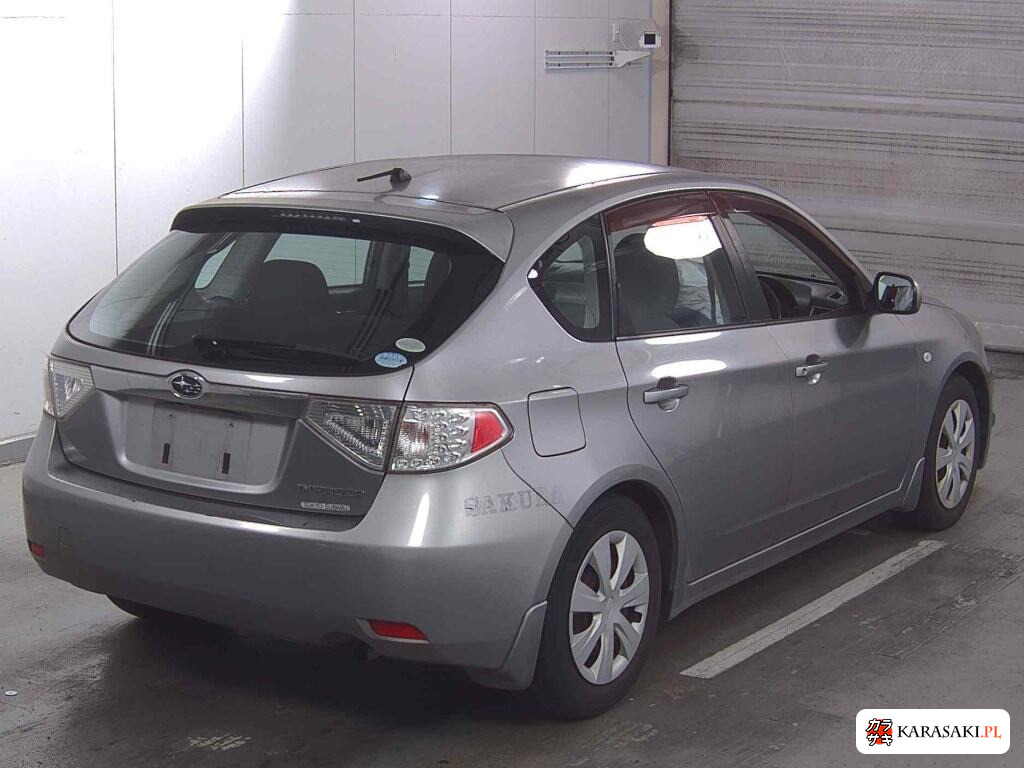 Subaru Impreza 2007 z aukcji japońskiej