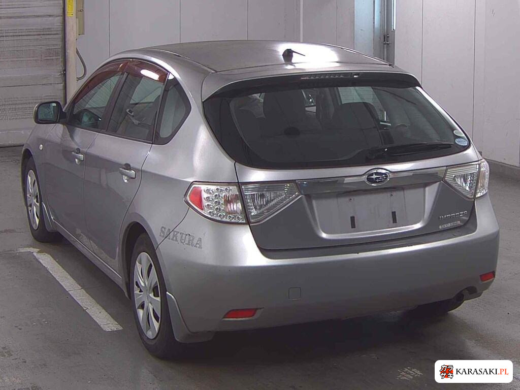 Subaru Impreza 2007 z aukcji japońskiej