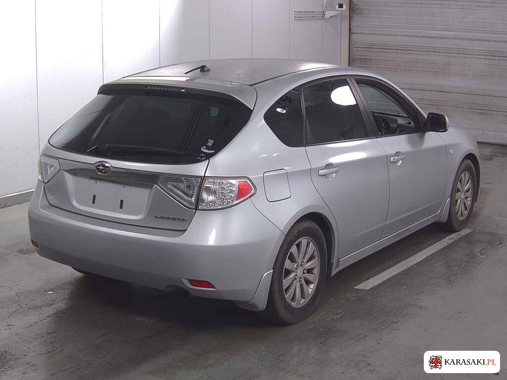 Subaru Impreza 2008 z aukcji japońskiej
