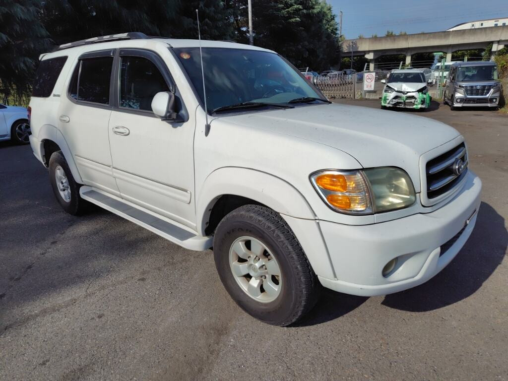 America Toyota Sequoia 2002 z aukcji japońskiej