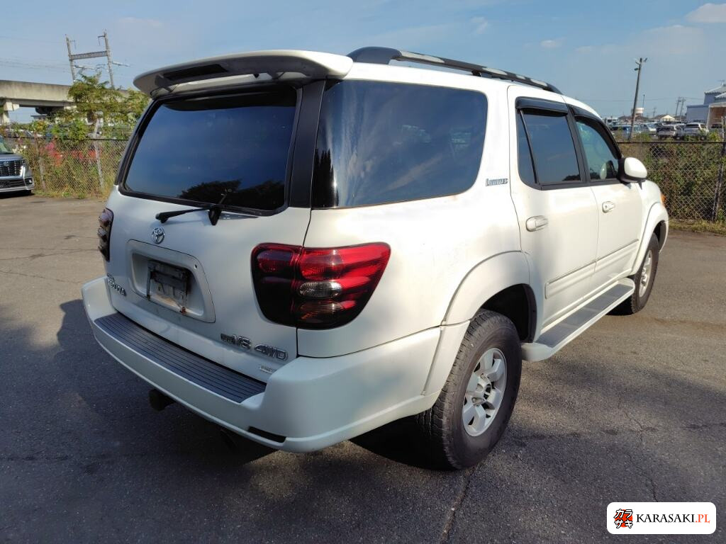 America Toyota Sequoia 2002 z aukcji japońskiej