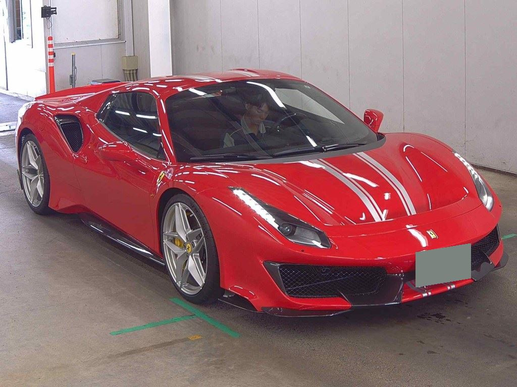 Ferrari 488 Pista 2019 z aukcji japońskiej