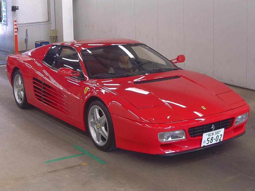Ferrari 512TR 1993 z aukcji japońskiej