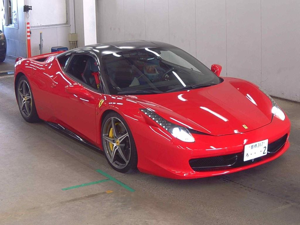 Ferrari 458 Italia 2017 z aukcji japońskiej