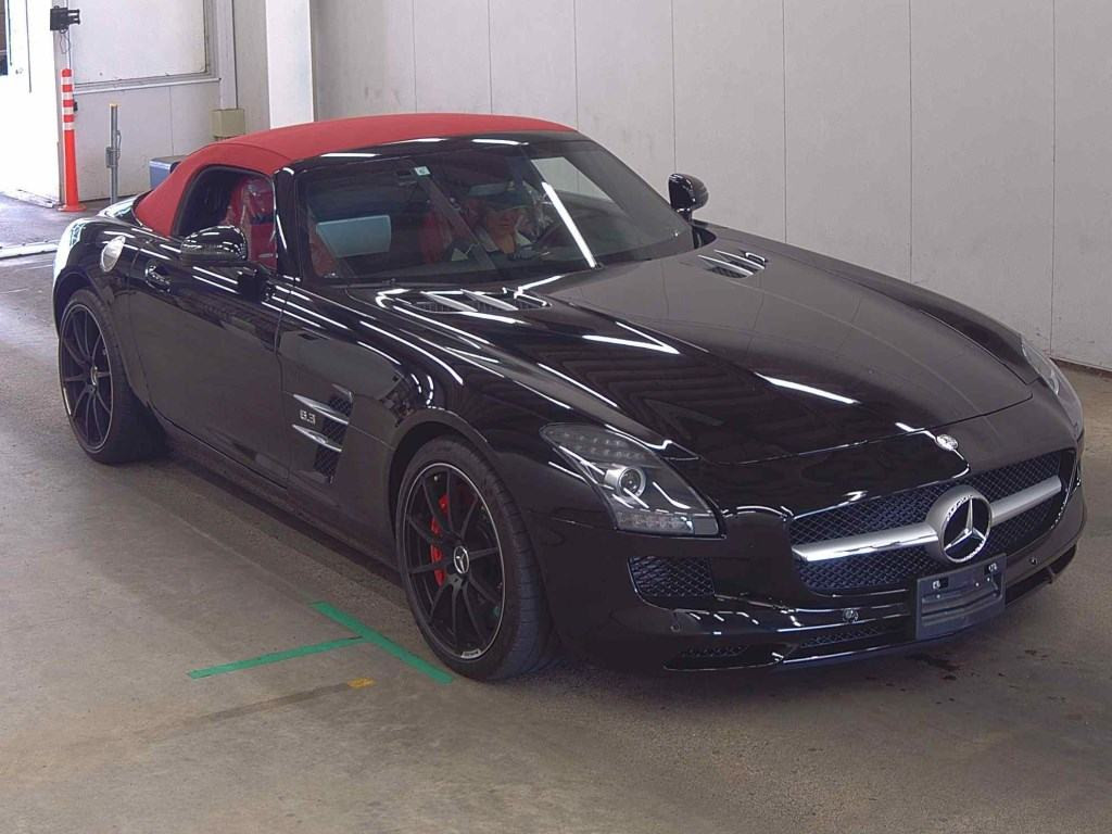 Mercedes-Benz SLS AMG 2013 z aukcji japońskiej