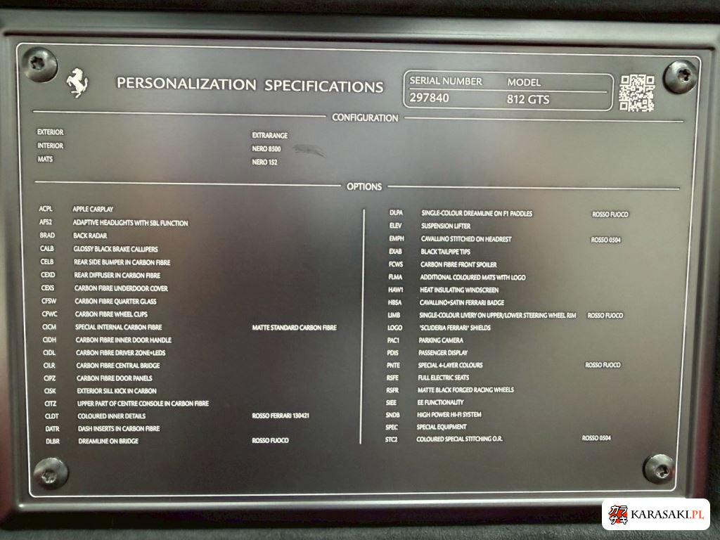 2024 Ferrari 812 GTS 8