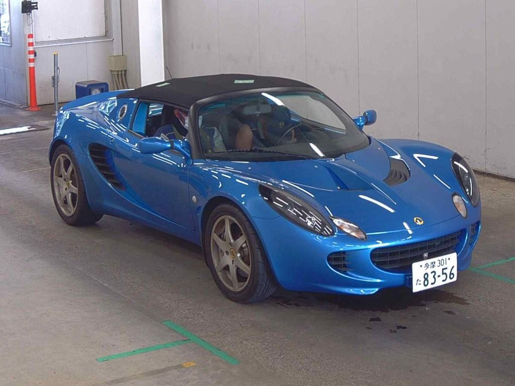 Lotus Elise 2001 z aukcji japońskiej