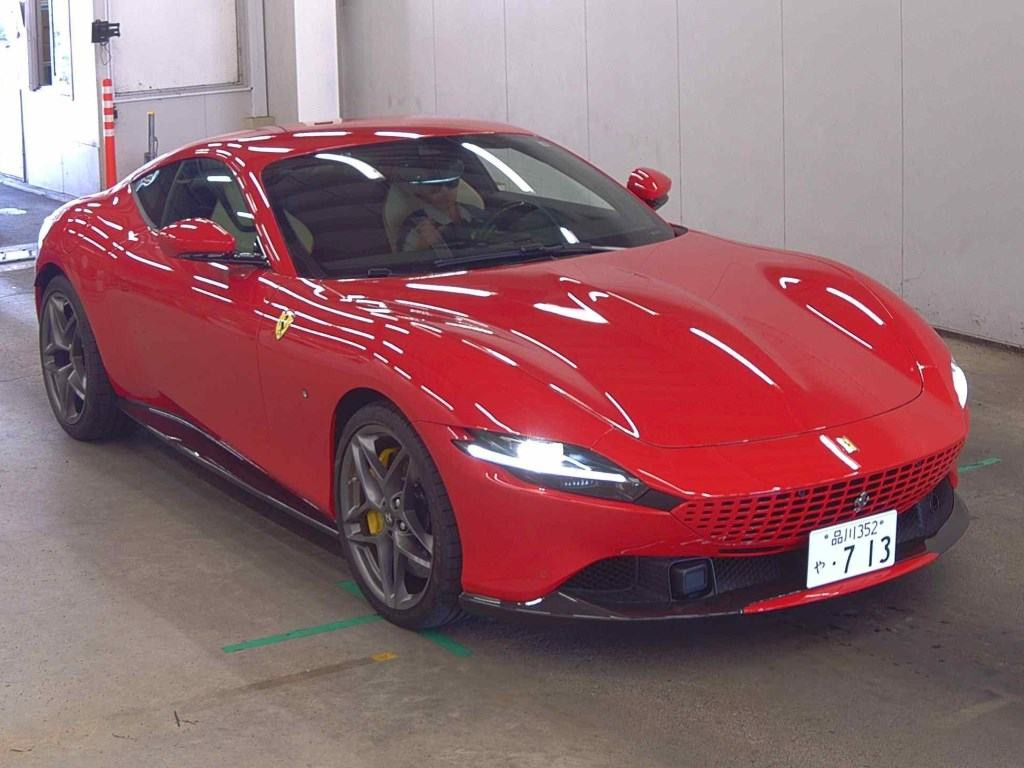 Ferrari Roma 2021 z aukcji japońskiej