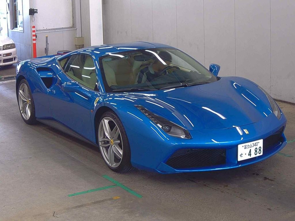 Ferrari 488 GTB 2017 z aukcji japońskiej