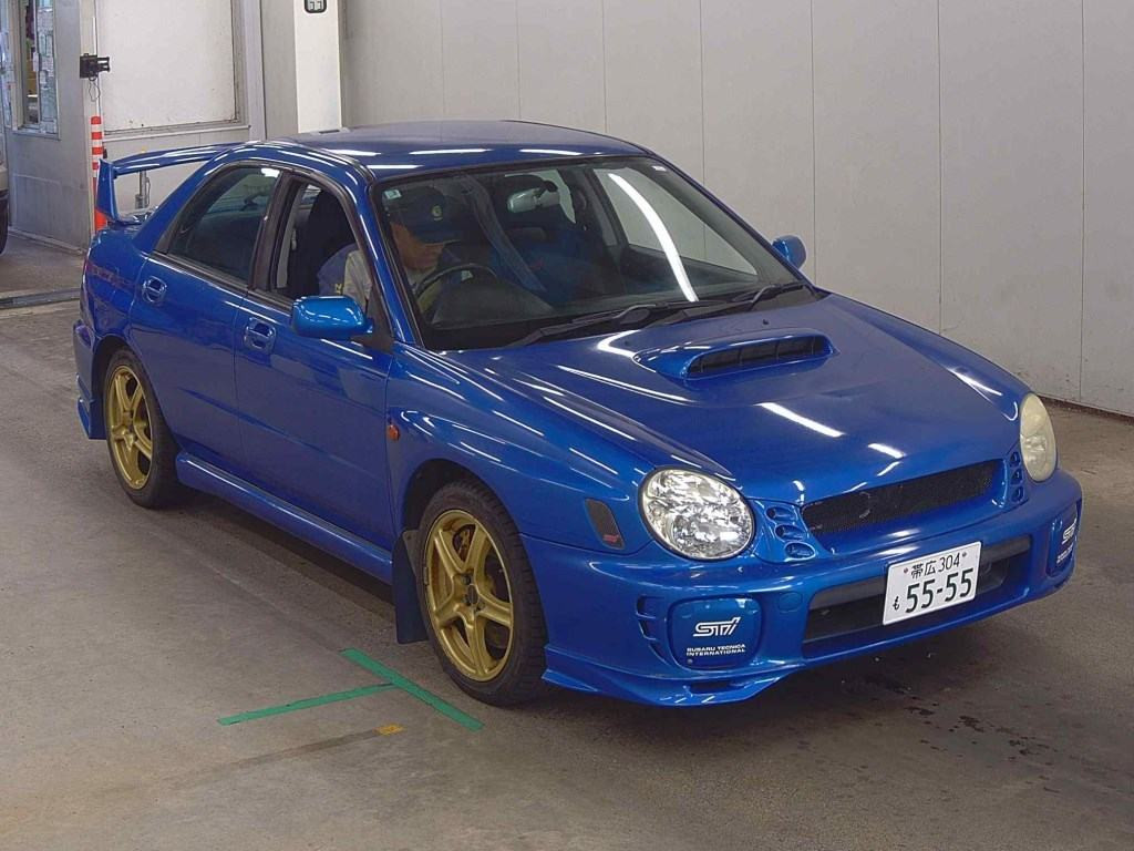Subaru Impreza WRX 2001 z aukcji japońskiej