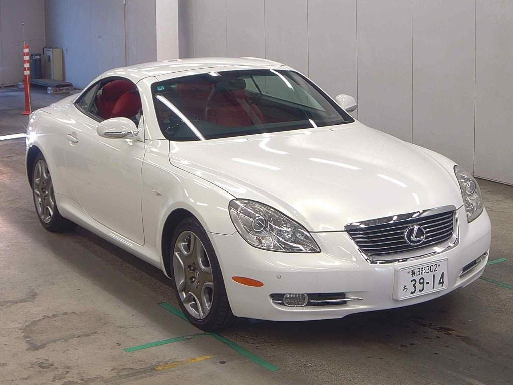Lexus SC 2006 z aukcji japońskiej