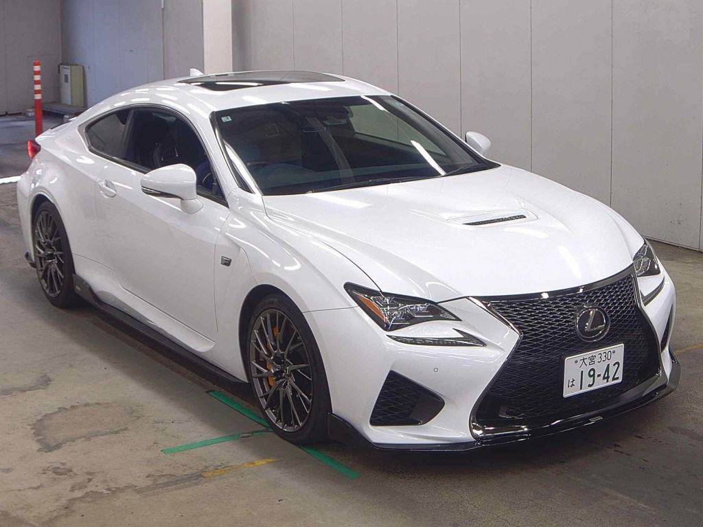 Lexus RC F 2018 z aukcji japońskiej