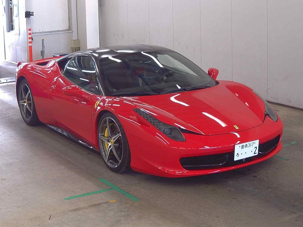Ferrari 458 Italia 2017 z aukcji japońskiej