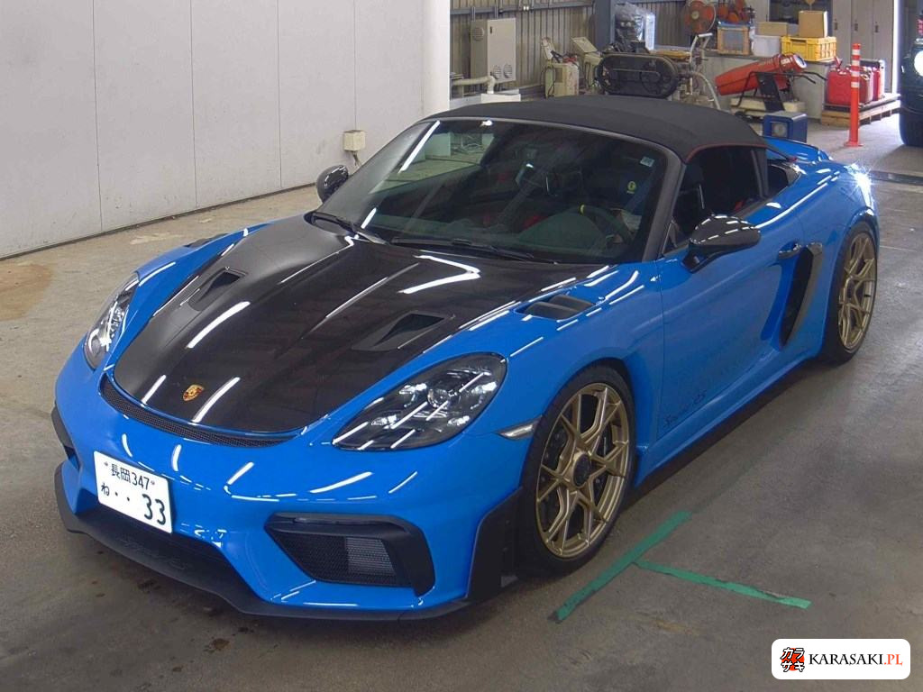 Porsche 718 Spyder 2024 z aukcji japońskiej