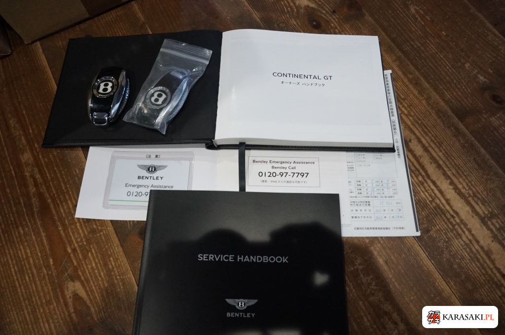 Bentley Continental 2019 z aukcji japońskiej