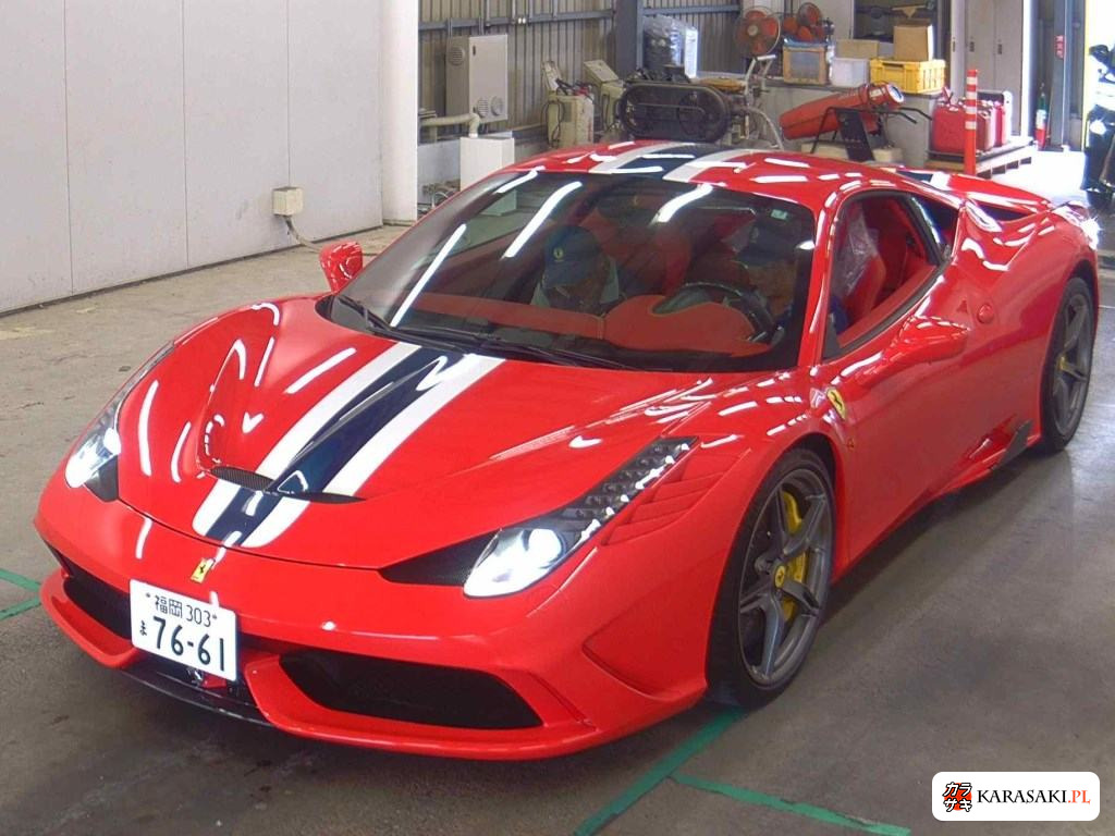 Ferrari 458 Speciale 2015 z aukcji japońskiej