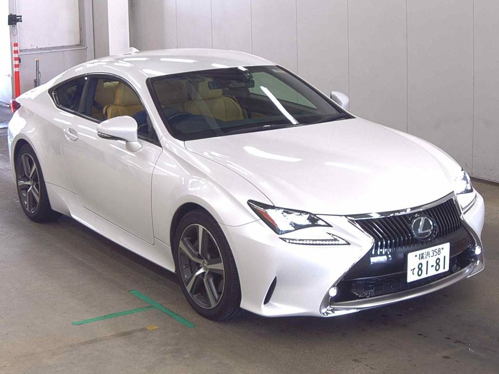 Lexus RC 2018 z aukcji japońskiej