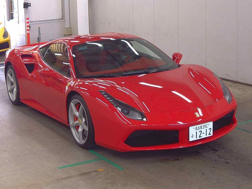 Ferrari 488 GTB 2017 z aukcji japońskiej