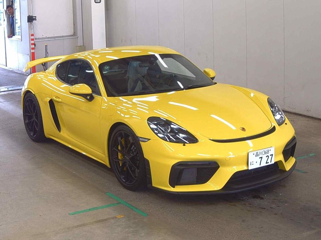 Porsche 718 Cayman 2021 z aukcji japońskiej