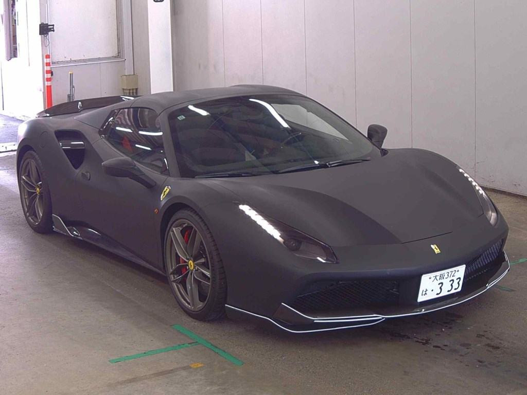 Ferrari 488 Spider 2017 z aukcji japońskiej