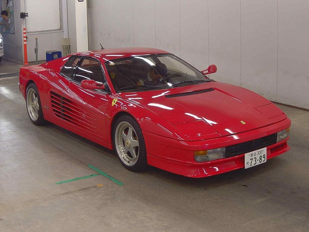 Ferrari Testarossa 1992 z aukcji japońskiej