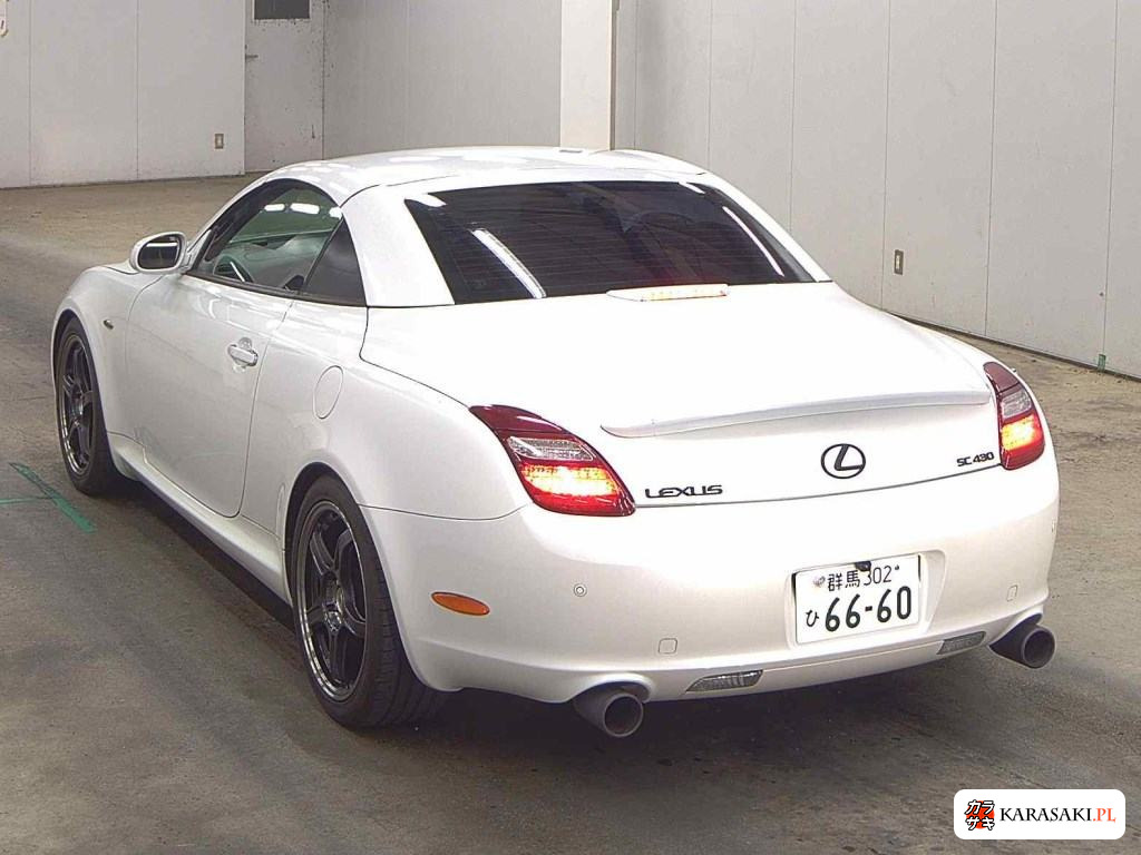 Lexus SC 2006 z aukcji japońskiej