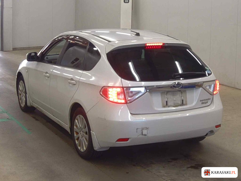Subaru Impreza 2007 z aukcji japońskiej