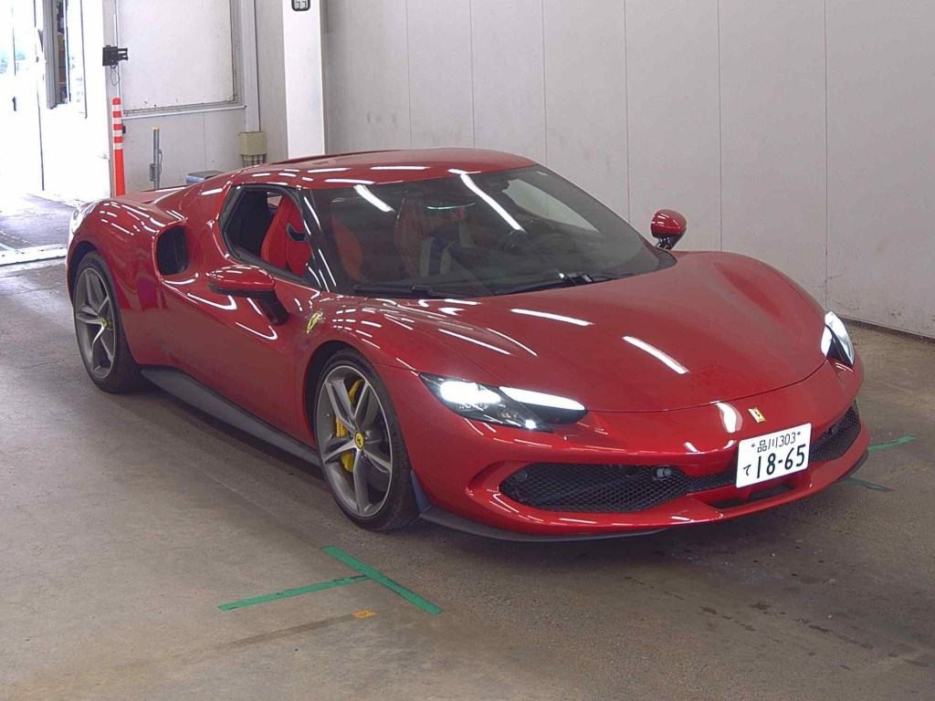 Ferrari 296GTB 2025 z aukcji japońskiej