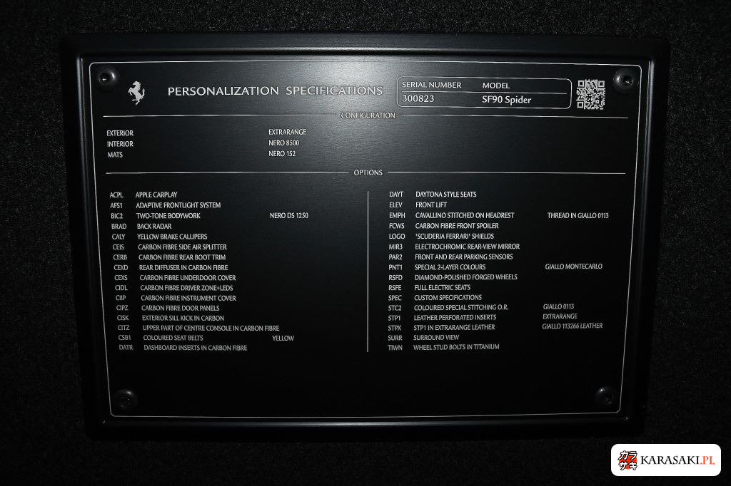 2024 Ferrari SF90 Spider 4WD Base Grade 9