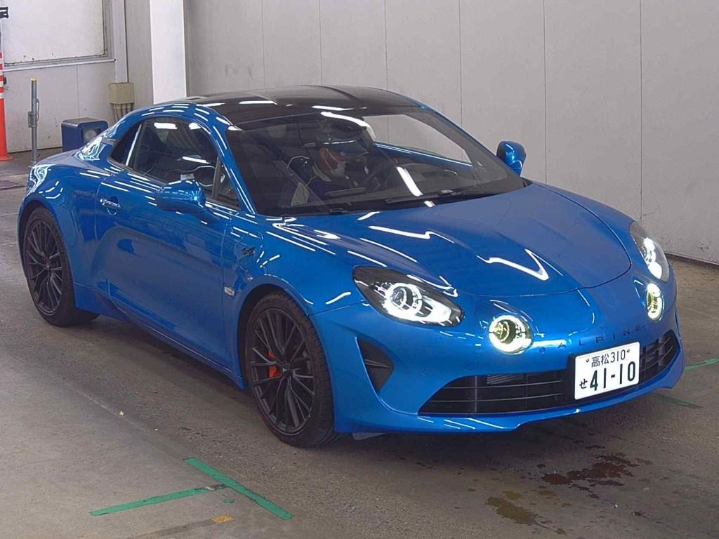 Renault Alpine A110 2021 z aukcji japońskiej