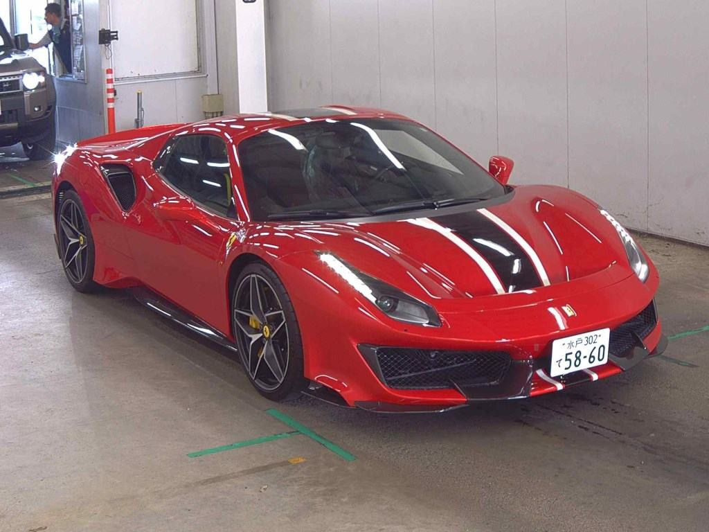 Ferrari 488 Pista 2020 z aukcji japońskiej