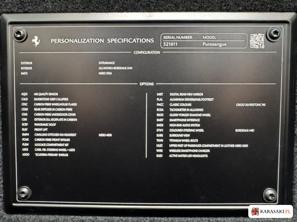 2025 Ferrari Purosangue 4WD Base Grade 10