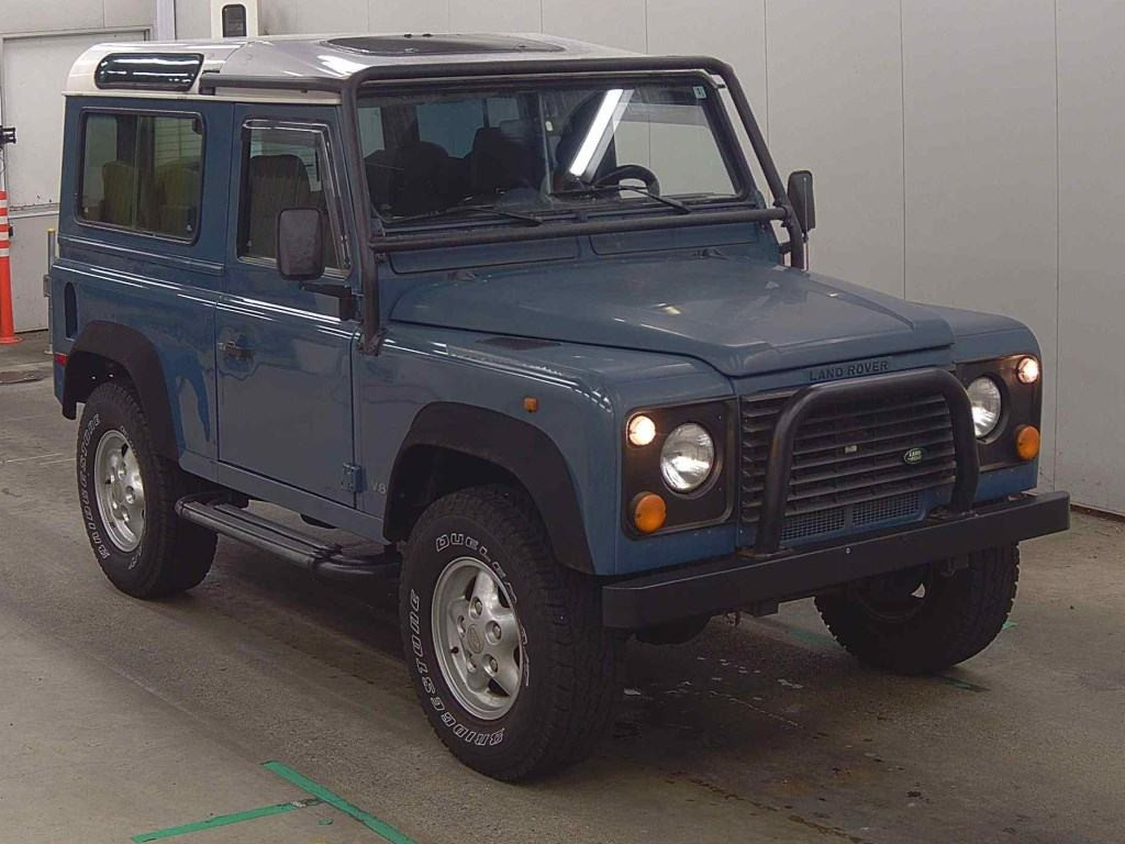 Land Rover Defender 1997 z aukcji japońskiej